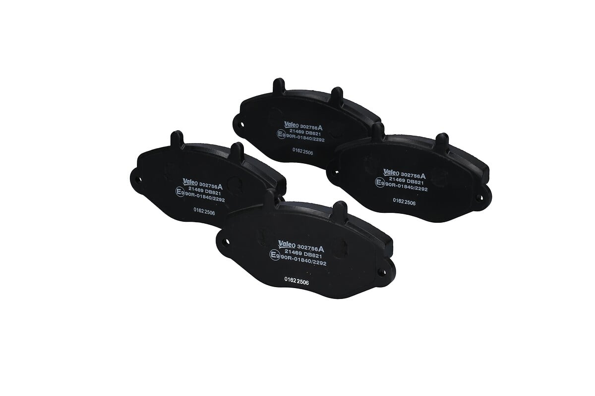 Jeu de 4 plaquettes de frein VALEO ref. 302756A